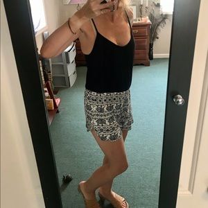 Navy blue & white romper. Rue 21. Size M